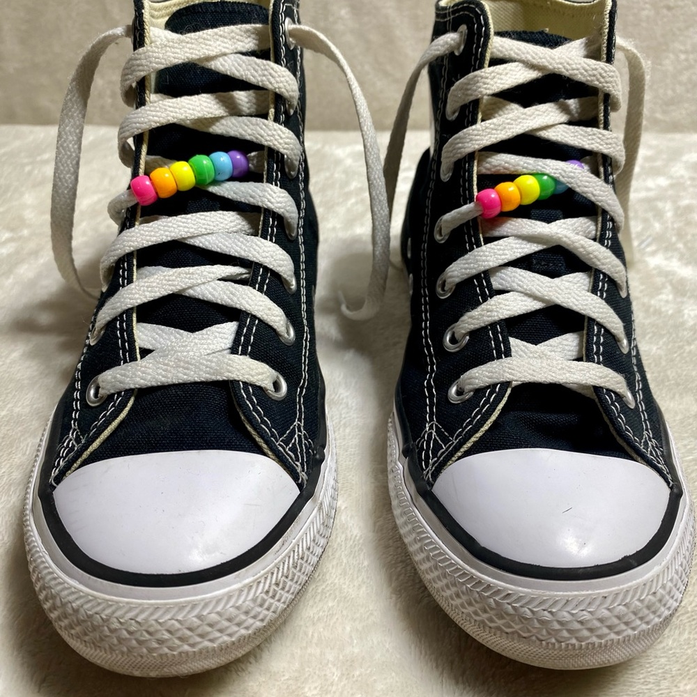 CONVERSE Chuck Taylor All-Star High Top Sneakers Kids Size 3 Canvas Laces Unisex - Picture 5 of 12